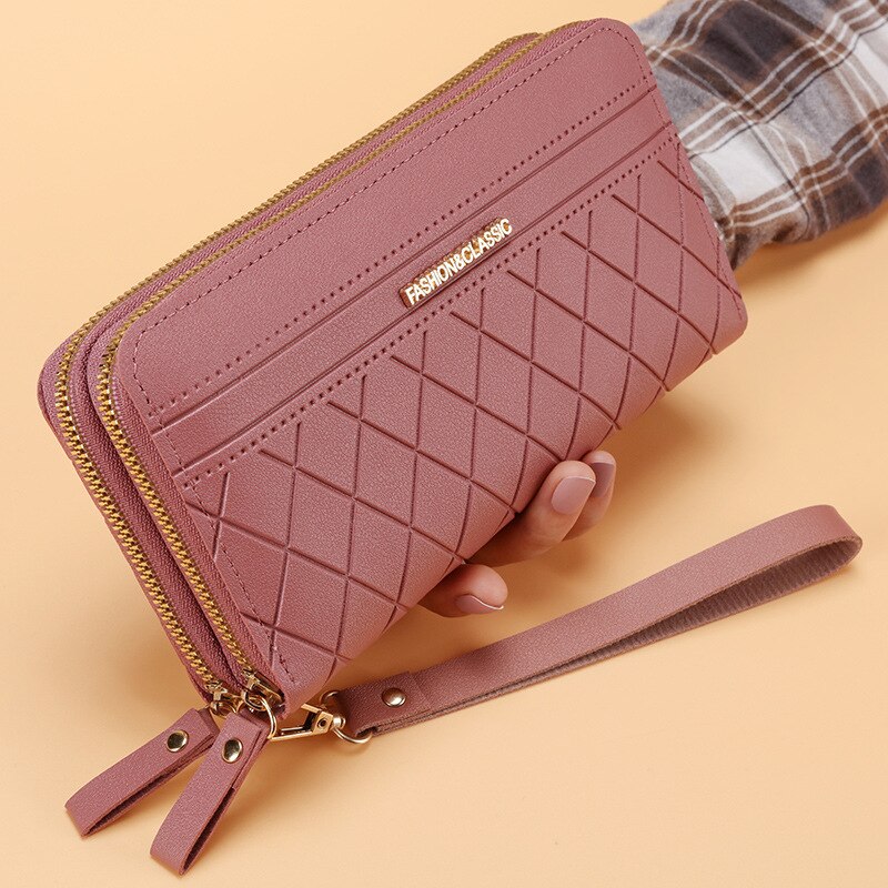 Simple Pu Leather Tassel Coin Card Holder Wallet