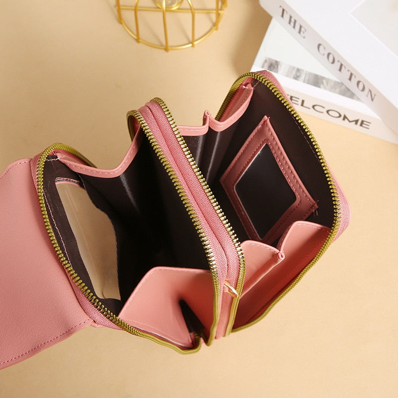 Touch Screen PU Leather Cell Phone Bags