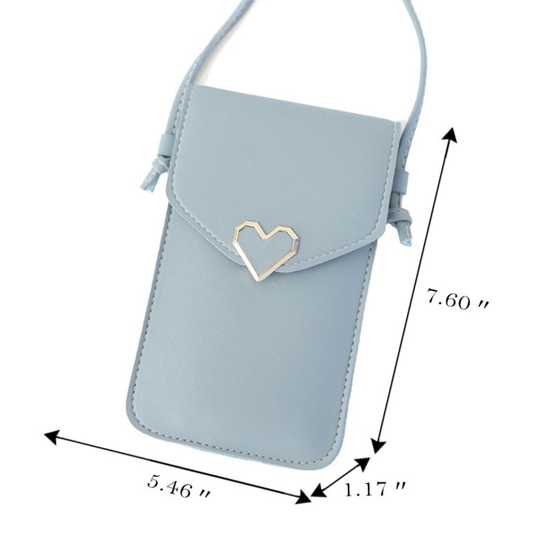 Touch Screen Cell Phone Shoulder Strap Bag