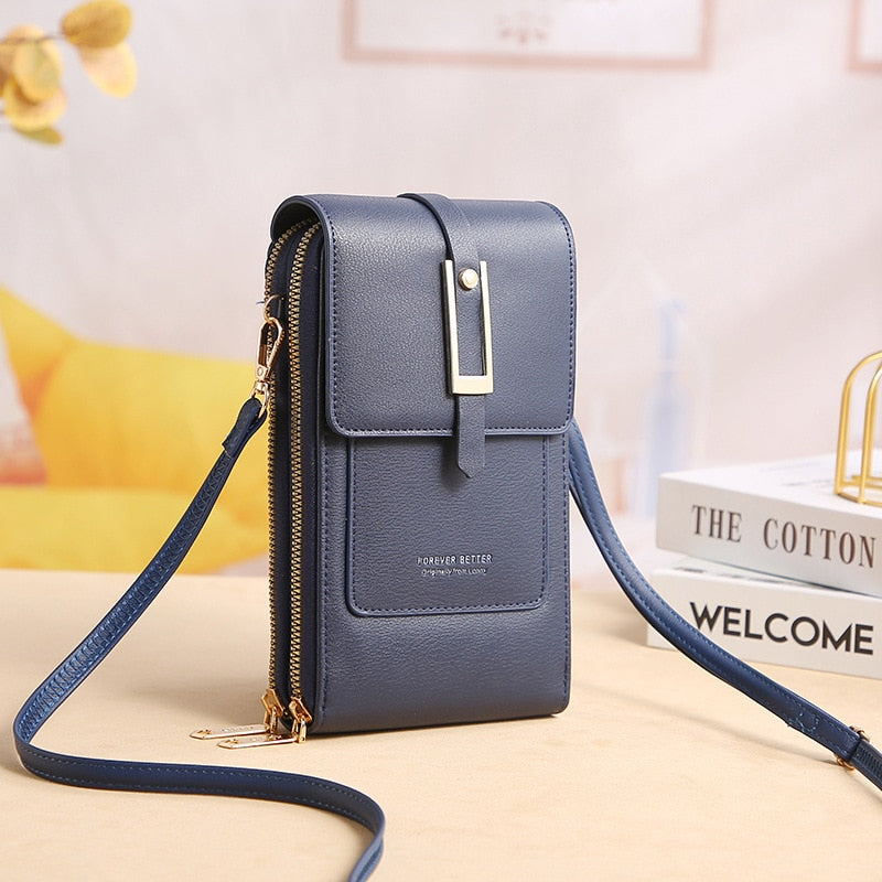 Touch Screen PU Leather Cell Phone Bags