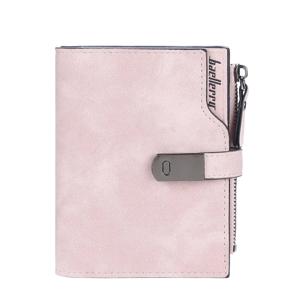 Name Engraving Magnetic Buckle Top Quality Wallet