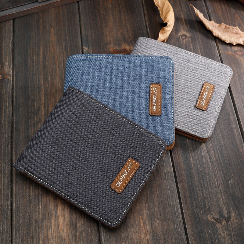 Cowboy Canvas Business Vintage Korean Version Wallet