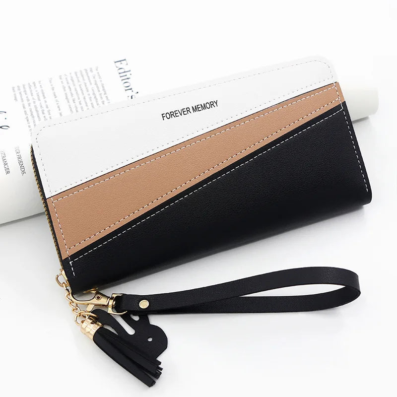 Long Cute Fashion Multifunctional Clutch Name Engraving Wallet