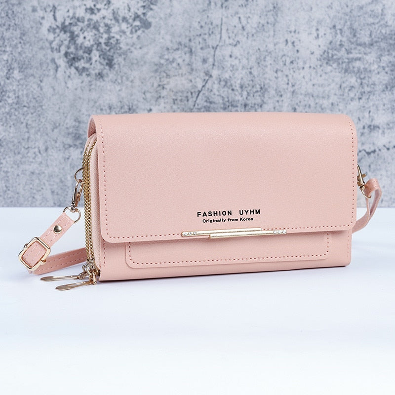 Double Wallet Fashion Crossbody Bag