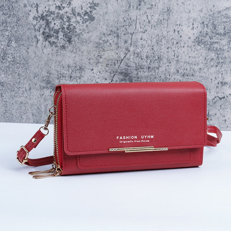 Double Wallet Fashion Crossbody Bag