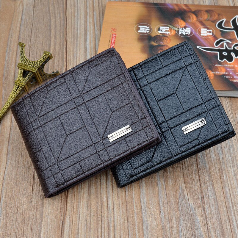 Short Thin Retro Horizontal Trendy Casual Wallet