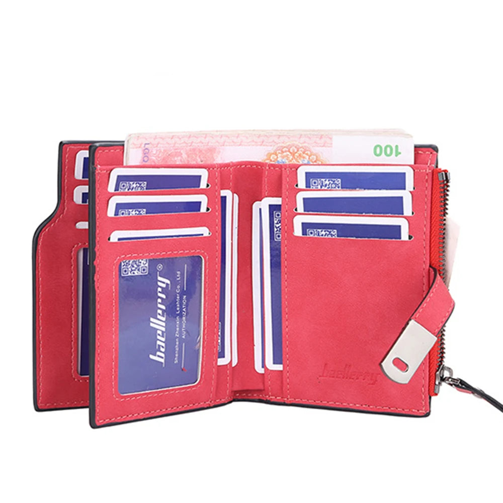 Name Engraving Magnetic Buckle Top Quality Wallet