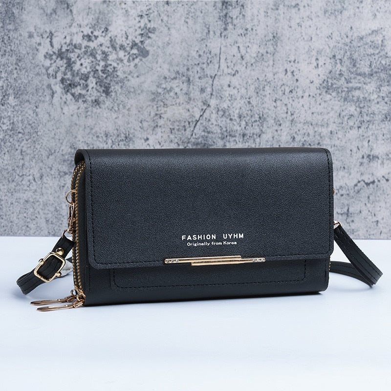 Double Wallet Fashion Crossbody Bag