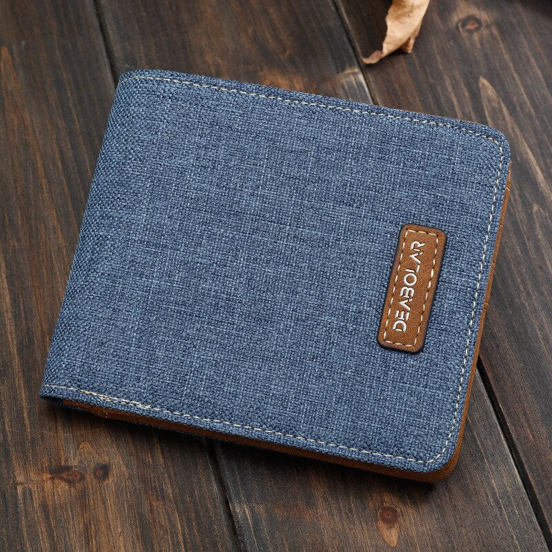 Cowboy Canvas Business Vintage Korean Version Wallet