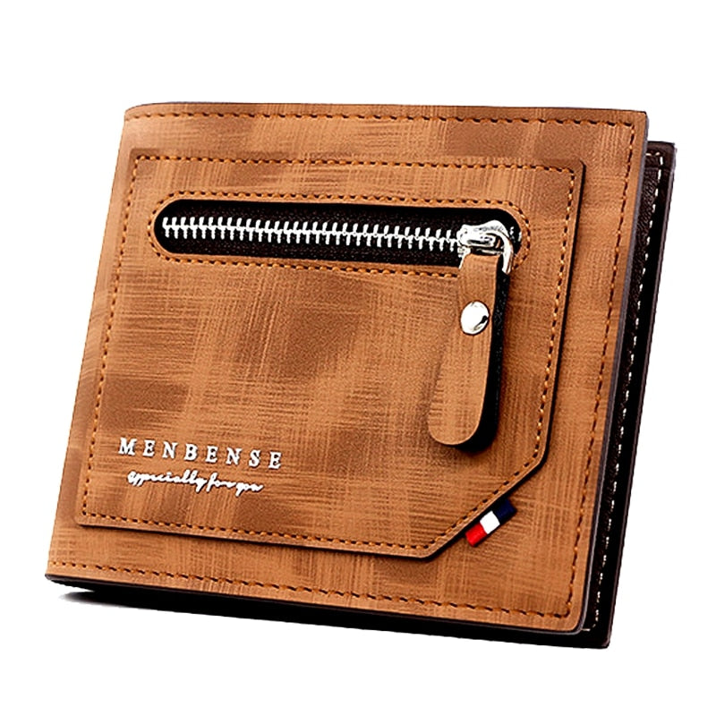 Multifunctional Vertical Three fold Retro Wallet