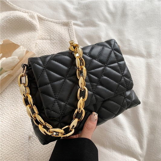 PU Leather Casual Luxury Design Underarm Bag