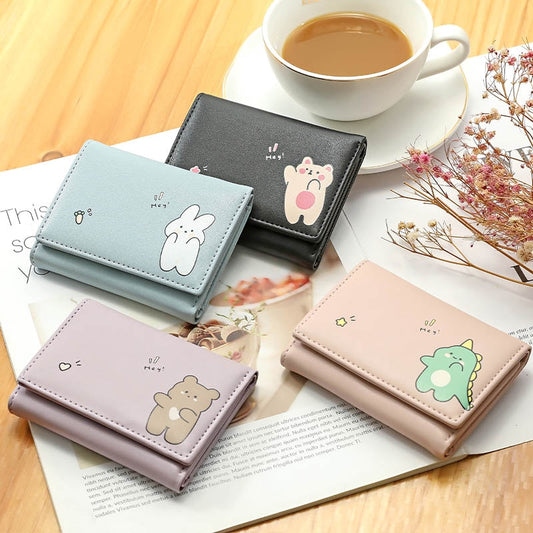 Kawaii Animals Small Card Holder Wallets